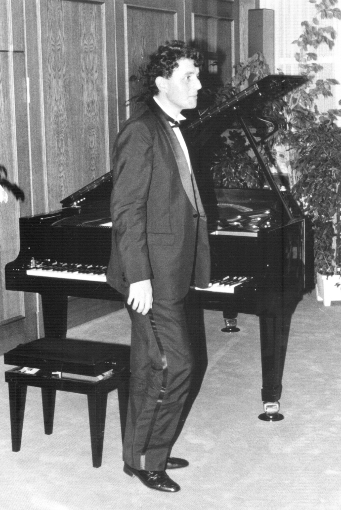 Vesselin Stanev, 1993 beim ersten Konzert der Musikfreunde Leck.